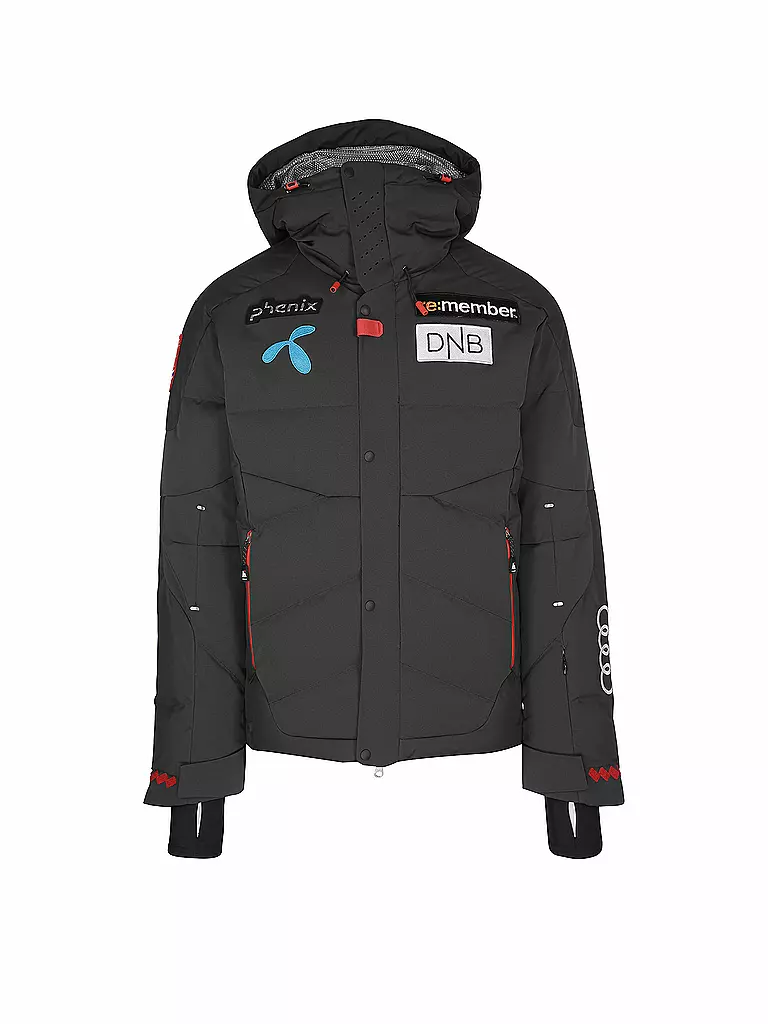 PHENIX Herren Skijacke Norway Alpine Team Hybrid Down schwarz